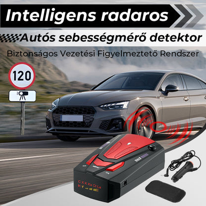 Intelligens Radaros Autós Sebességmérő Detektor