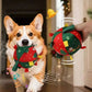 🎄🐶🐱Kisállat-játék | Újratölthető, hangot adó karácsonyi labda