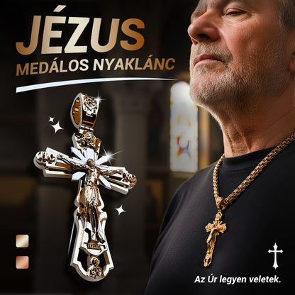 ✨Nyaklánc Jézust ábrázoló medállal