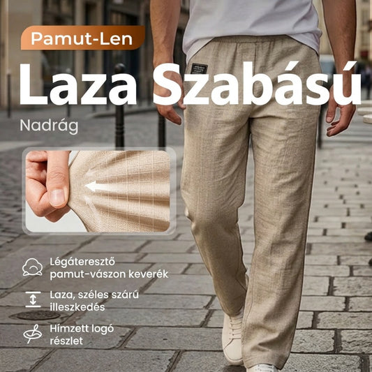 👖 Légáteresztő férfi egyenes nadrág ✨