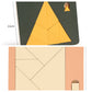 Fa tangram táblás puzzle játék Montessori alakzat puzzle válogató játék Színes tangram oktatási mintás játék gyerekeknek