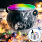 💨 ⚡ 12 LED-es ultrahangos párakészítő – Hűsítő permetet és színes fényt hoz létre 💧✨