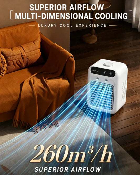 🌬️ Hordozható, csendes 3 az 1-ben ventilátor –❄️🔇 Csendes működés, USB-ről táplált  ✅