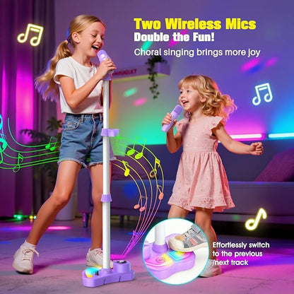 🎁🎄 🎤✨Behúzható mikrofonos játék, karaoke gépjáték lámpával