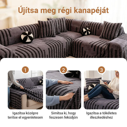 🛋️ Vastag, csúszásmentes kanapé takaró, tökéletes a kényelmes őszi és téli hónapokhoz 🍃🥰