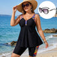 👙Női bő szabású tankini felső és rövidnadrág fürdőruha