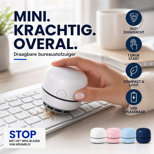 ✨ Hordozható mini porszívó autóba, íróasztalra, billentyűzetre és egyebekre