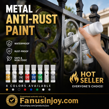 ✨🔥🖌️Frissítsd fel a festett felületeket egyetlen egyszerű fújással!✨🏠Vízbázisú metál ezüst festék beépített ecsettel💥👍