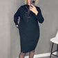🌳Kör alakú nyak Elegáns divat Életfa nyomtatott ruha