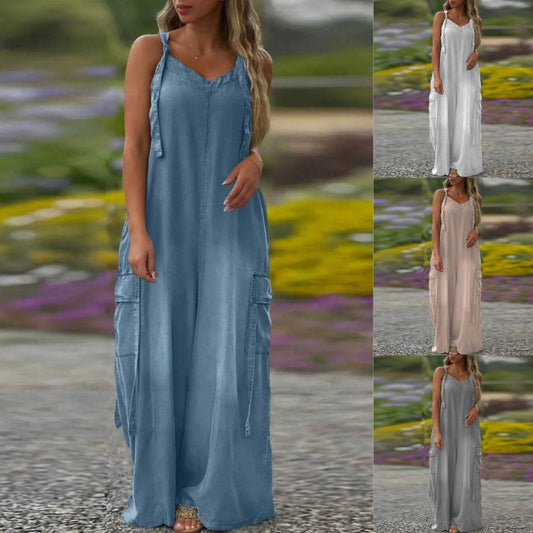 Oversize kezeslábas zsebekkel