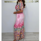 🌷Bohemian Print széles szárú Jumpsuit