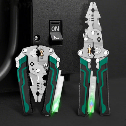 🔥Többfunkciós összecsukható drótvágó olló elektromos teszttel🛠️