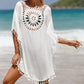 【Alkalmas S-5XL】🏖️Női laza egyszínű egyszínű üreges ki Cover Up