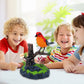 🦜Hang-aktivált csiripelő madár interaktív játék