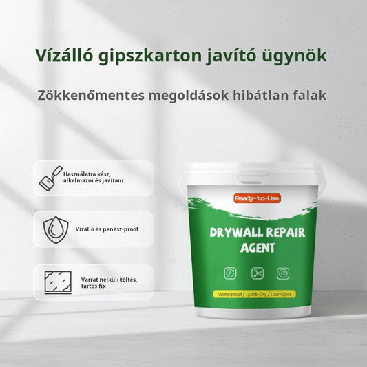 🧱Készre kevert, vízálló gipszkarton javítószer🍃——🎁Ingyenes kefe ajándékba!