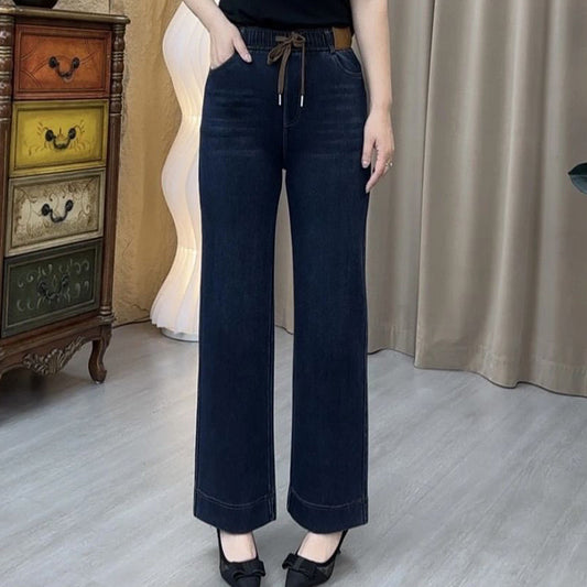 👖Női, egyenes szárú nadrág, alkalmi stílusban