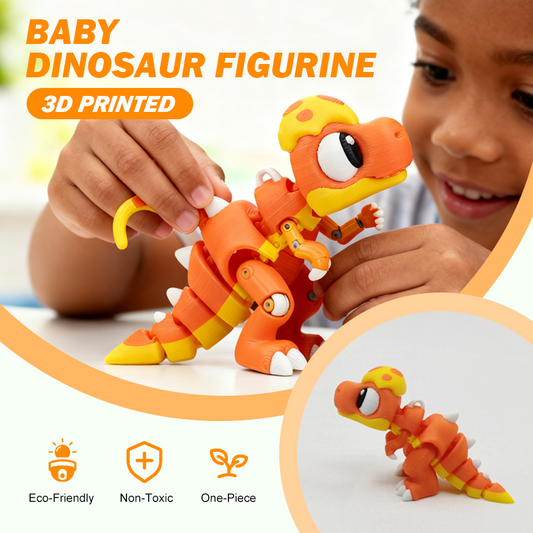 3D nyomtatott csuklós baba dinoszaurusz figura