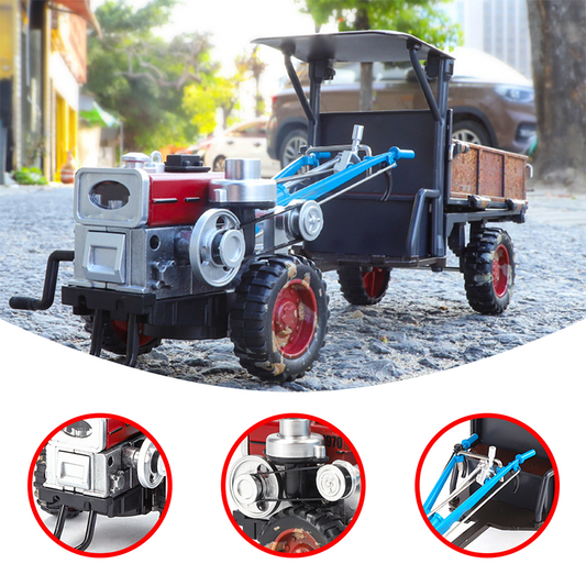 Gyerekeknek szóló retro traktor játékmodell