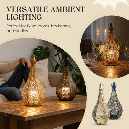 ✨Üreges fém gyertyatartó dísz