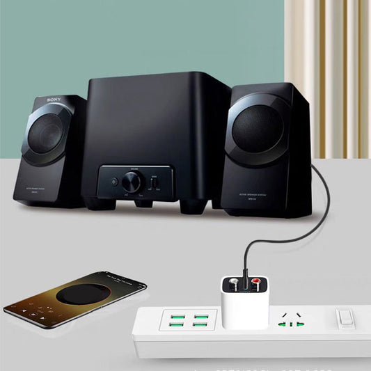 Hi-Fi sztereó Bluetooth audioadapter AUX/Cinch kimenettel