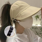 🌞 Tartsa hűvösen és védve – Széles karimájú félkupak napkalap maszkakasztóval 🧢