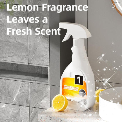 🍋🧼 Többfunkciós, folteltávolító, citromillatú fürdőszoba tisztító spray 🏡✨