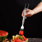🍉 Egyet vásárol, hármat kap – ✨ 2 az 1-ben gyümölcsvágó-villás – így a gyümölcsök darabolása gyorsabb és könnyebb! 🍓