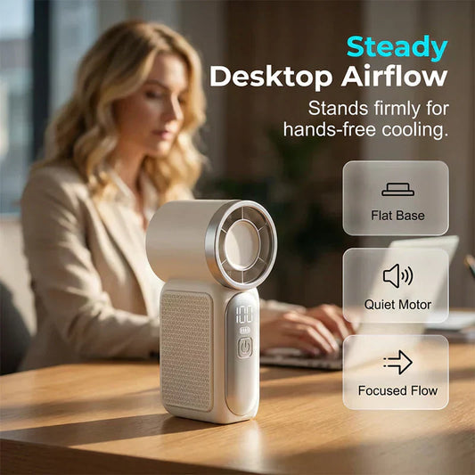 ⏰️Korlátozott ideig elérhető ajánlat：🌬️ Hordozható turbóventilátor🔋