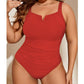 👙Egyrészes fürdőruha plus size méreteknek haskontrollal🖤💥