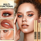 💄 🌈 3 az 1-ben színátmenetes szemhéjfesték stift – Ívelt hegyű, tartós, vízálló és egyetlen mozdulattal eloszlatható ✨