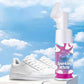 👟🧽 Kényelmes víznélküli cipőtisztító – Habos formula és beépített kefe✨