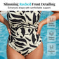 👙✨Női Mintás Egyrészes Fürdőruha – Ráncolt Elülsőrész, Trópusi Minta, Állítható Pántok🌊
