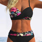 🌺👙 Mintás, formáló hatású kétrészes bikini –🌊A szigeti nyaralás elengedhetetlen kellékei💕