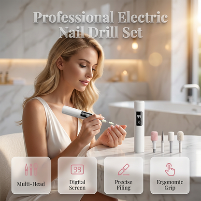 💅✨1+1 ingyen Professzionális elektromos körömcsiszoló – csupán néhány másodperc alatt ragyogó, tökéletes körmök!