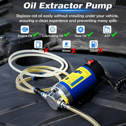 ⛽ Hordozható olajátöltő szivattyú – 12V/24V, gyors és megbízható