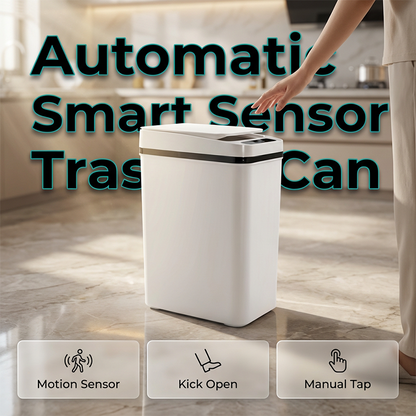 🗑️ 16 literes mozgásérzékelős szemetes – Magától nyílik! ♻️
