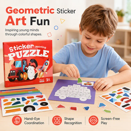 📐✨Gyerekeknek szóló geometriai matricás foglalkoztatókönyv🎨🧩