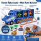 🚛 Interaktív dinoszaurusz-szállító játék teherautó