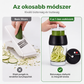 🥒 Kézi zöldségspirál‑szeletelő – Kreatív zöldségvágás egyszerűen otthon