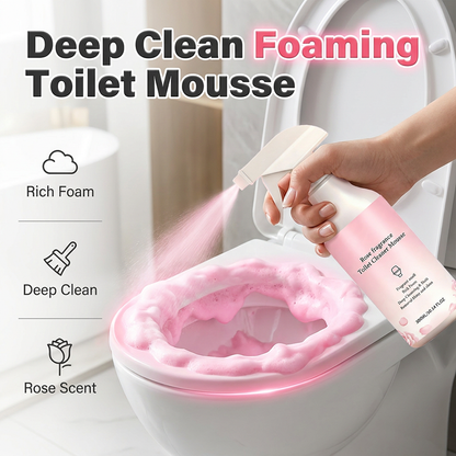 🚽 Toilette habtisztító – Habos mousse, mélytisztítás és friss illat 🔥