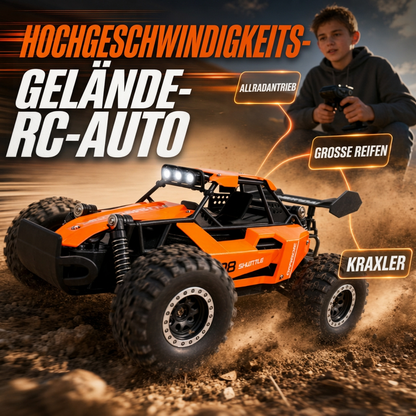🏎️Nagy sebességű, négykerék-meghajtású RC terepjáró