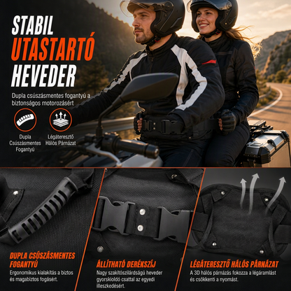 🛡️ Utasfogantyús öv – Motorra, ATV-re, hószánkóra, jachtra 📦