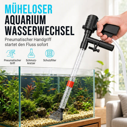 🐠💦Pneumatikus akváriumtisztító készlet, félautomata vízleeresztő tömlő kisebb akváriumokhoz