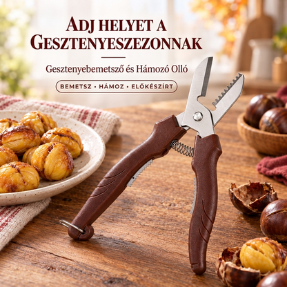 🌰Multifunkciós gesztenyevágó és hámozó eszköz