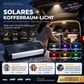 🔆 Napelemes LED-es csomagtérvilágítás autókhoz – automatikus érzékelővel, vezeték nélküli, 6 szín, SUV-okhoz és egyéb járművekhez