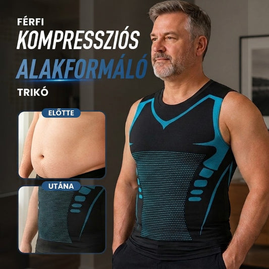 💪Ionformáló mellény – kompressziós, hűtő, ujjatlan, formáló